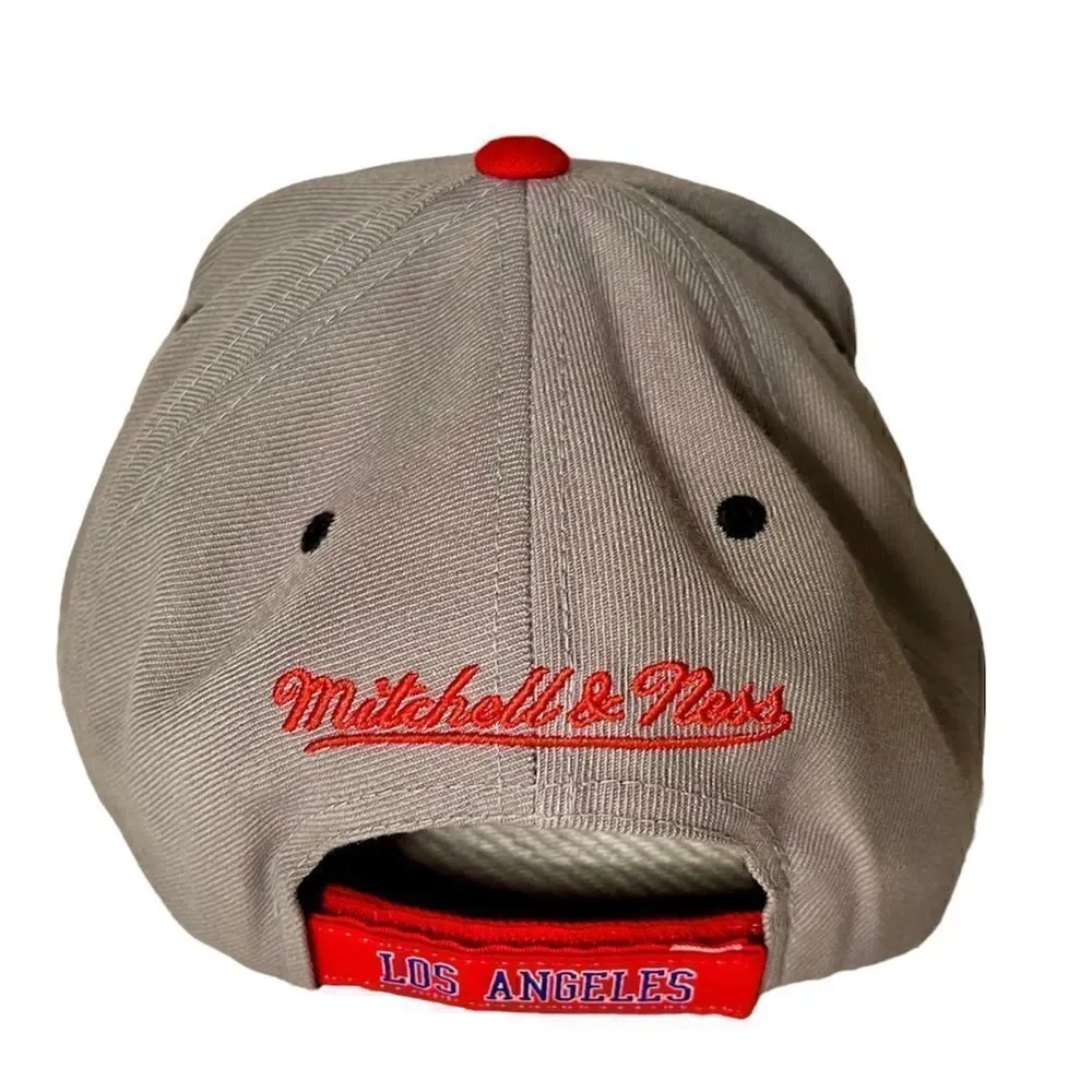 NBA LA Clippers Embroidered Baseball Hat  Hook and Loop Closure Mitchell & Ness